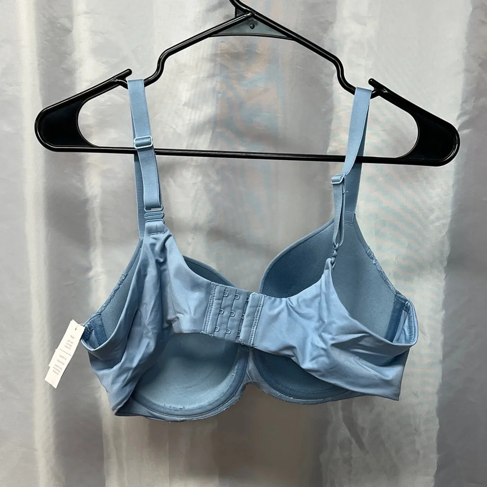 Blue Lace Underwire Bra 2316